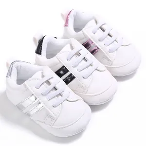Zapatos suaves para caminar para bebés y niñas de 0 a 1 año