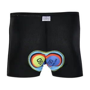 Ropa Interior de Ciclismo para Hombre con Acolchado de Gel 19D Antichoque Transpirable Pantalones Cortos de Bicicleta para Deporte