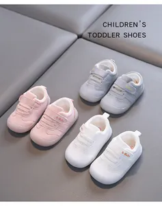 Comfortable toddler shoes with soft soles and velcro straps for children aged 1-3