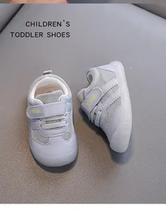 Detailed view of lightweight grey toddler sneakers with breathable mesh and straps