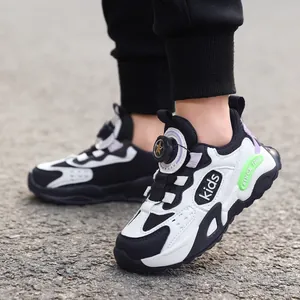Leichte und atmungsaktive Mesh-Sportschuhe für Kinder mit praktischem Drehverschluss für den Alltag