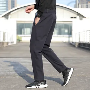 Men's outdoor sports casual nylon pants in dark grey for spring and autumn fashion