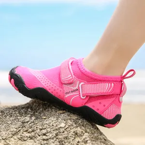 Children Outdoor Wading Shoes Quick Dry Five Finger Beach Aqua Shoes For Kids Boys Girls Breathable Non-Slip Swimming Shoes