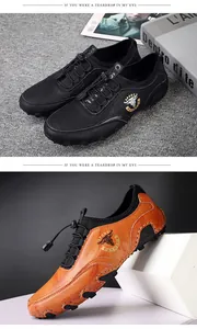 Vintage Herren-Loafer-Fahrschuhe im Oktopus-Stil aus schwarzem und braunem Leder