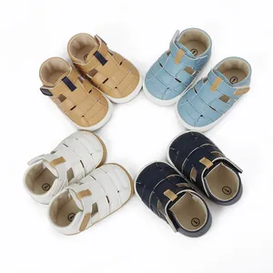 Breathable summer baby walking shoes in multiple colors for infants and newborns.