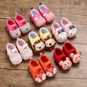 Baby Walking Shoes Cotton Soft Sole Breathable Infant First Walkers Cartoon Animal Non-slip Toddler Shoes 0-1 Year Old