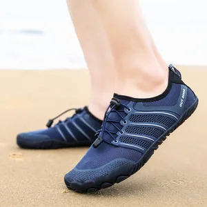 Unisex Watschuhe Schnelltrocknend Netzgummi Fünf-Finger Aqua Socken Für Outdoor Schwimmen Wandern Angeln Strand