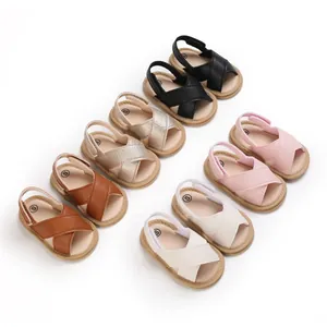 Sandalias transpirables de suela blanda para bebés en varios colores para 0-1 año