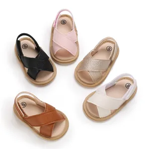 Sandalias transpirables para bebés con suelas blandas en cinco colores variados