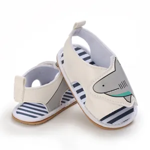 Süße Hai-Baby-Lauflernschuhe mit atmungsaktiver weicher Sohle für Jungen Mädchen