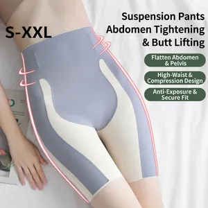 Pantalón moldeador de cintura alta sin costuras para control de abdomen y realce