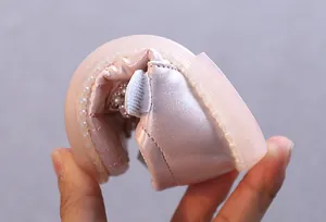 Flexible weiche Baby-Prinzessin-Schuhe in Rosa mit hoher Biegsamkeit für kleine Mädchen