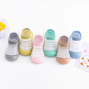 Baby Lauflernschuhe Sommer Eisseide Atmungsaktiv Mesh Weiche Sohle Rutschfest Indoor Boden Socken Schuhe Für Kleinkinder Jungen Mädchen