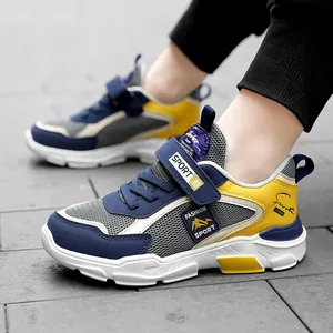 Baskets en maille respirante pour garçons, chaussures de sport légères et antidérapantes enfants