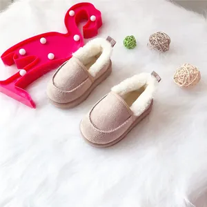 Gemütliche Kinder-Winterstiefel mit dickem Kunstfellfutter