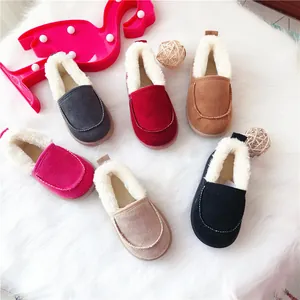Gemütliche gefütterte Winter-Baumwollschuhe für Kinder in verschiedenen Farben