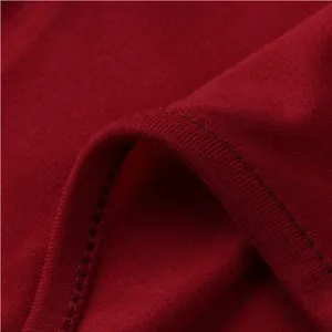 Macro detail of dark red knitted fabric with precise stitching for men's tank top