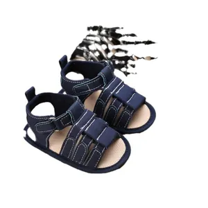 Bequeme rutschfeste Baby-Sandalen mit weicher Sohle für Jungen im Alter von 0-1 Jahr