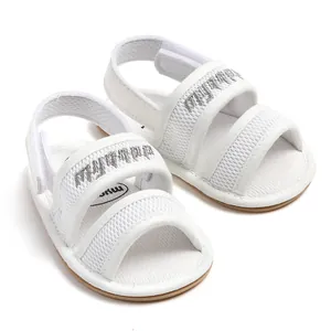 Baby Summer Mesh Sandals Synthetic Leather Soft Sole Breathable First Walker Shoes for Infant Toddler Girls Casual Outdoor Footwear