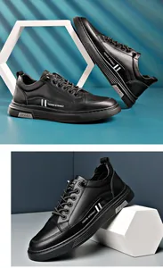 Detailed views of black men's fashion casual sneakers with astronaut text