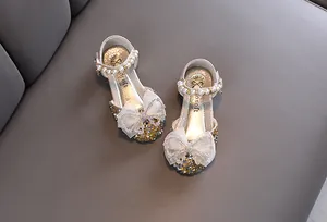 Elegante Prinzessinnen-Ballerinas für Mädchen mit glitzernden Pailletten und Schleife