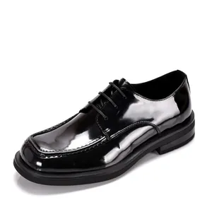 Handgefertigte Business-Freizeitschuhe Für Herren Mit Eckiger Zehe Britischer Stil Formelle Oxford-Schuhe Für Hochzeiten