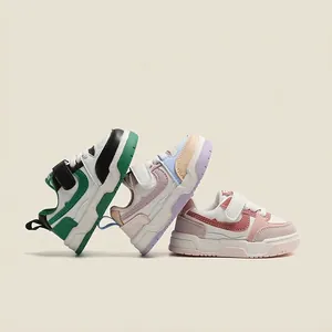 Breathable soft-sole toddler sneakers and casual board shoes for baby boys and girls