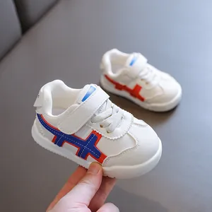 Baby Kleinkind Lauflernschuhe Weiche Sohle Rutschfest Atmungsaktiv Mikrofaser Leder Erste Schritte Sneaker Für Jungen Mädchen Frühling Herbst