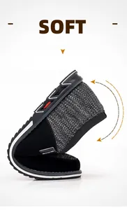 Chaussure décontractée en maille ultra-flexible avec semelle souple et pliable