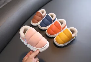 Waterproof winter snow boots for toddlers with warm fleece lining and non-slip sole