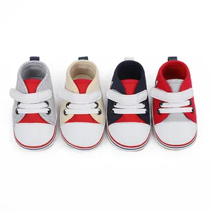 Zapatos coloridos de suela blanda para bebés de 0 a 1 año, pack de 4 estilos.