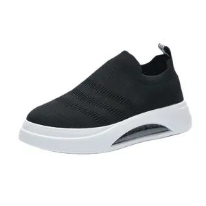 Scarpe da ginnastica traspiranti in maglia da uomo con suola a cuscinetto d'aria