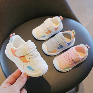 Breathable mesh baby functional shoes with soft anti-slip soles for toddlers 1-3 years