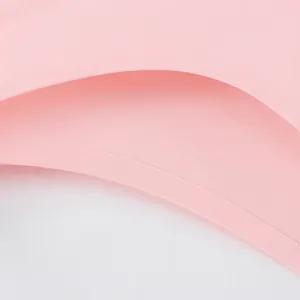 Tanga en soie glacée sans couture rose pour femme fitness string invisible taille basse