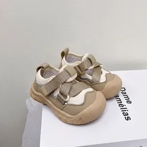Sandalias Transpirables de Malla para Niños Punta de Goma Anti-Colisión Zapatos Deportivos Informales de Verano para Niños y Niñas