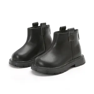 Stivaletti Martin neri classici per bambini con suola spessa antiscivolo