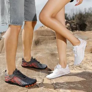 Couple's outdoor breathable water shoes for beach wading and hiking on rocky terrain