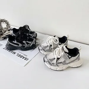 Infant Toddler Sneakers Soft Sole First Walker Shoes Boys Girls Spring Autumn Casual Breathable Mesh Microfiber Leather Shoes