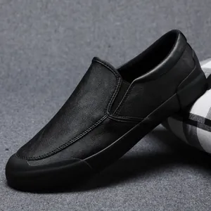 Men British Business Loafers Slip On Casual Shoes Microfiber Leather Soft Sole Driving Shoes Comfortable Moccasins For Office