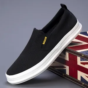 Men Breathable Mesh Casual Shoes Summer Slip-on Low Top Lightweight Vulcanized Sneakers For Outdoor Sports Walking Men Fashion