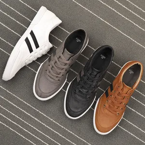 Premium breathable low-top men's casual sneakers available in four versatile colors