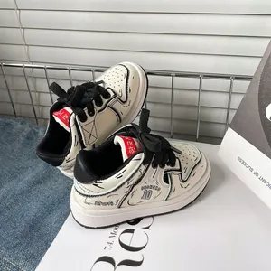 Cartoon style toddler sneakers with soft soles for boys and girls ages 1-3 years