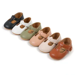 Collezione di scarpe da principessa per neonati con suola morbida in vari colori