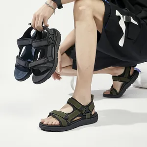 Heren zomer outdoor sport sandalen met verstelbare bandjes en zachte slijtvaste zool.
