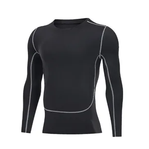 Children's long sleeve quick-dry sports compression shirt for basketball and soccer