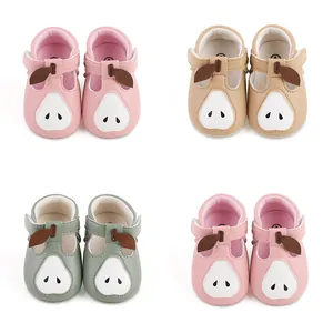 Scarpe Primi Passi Neonato Bambino Cartone Animato Pera Suola Morbida Antiscivolo in Pelle PU Scarpe Primavera Autunno per Ragazzi Ragazze