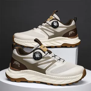 Zapatillas de running ligeras para hombre con malla y cierre de hebilla giratoria