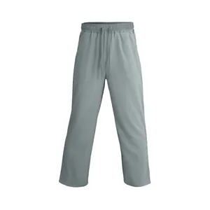 Atmungsaktive, locker sitzende Herren-Sporthose in Graublau mit elastischem Bund.