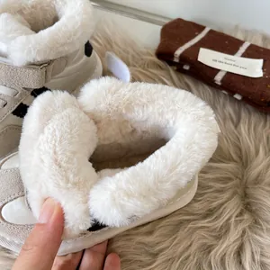 Cozy fleece-lined snow boots for toddlers, warm winter shoes for boys and girls