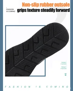 Détail de la semelle extérieure en caoutchouc antidérapante pour chaussures de sport